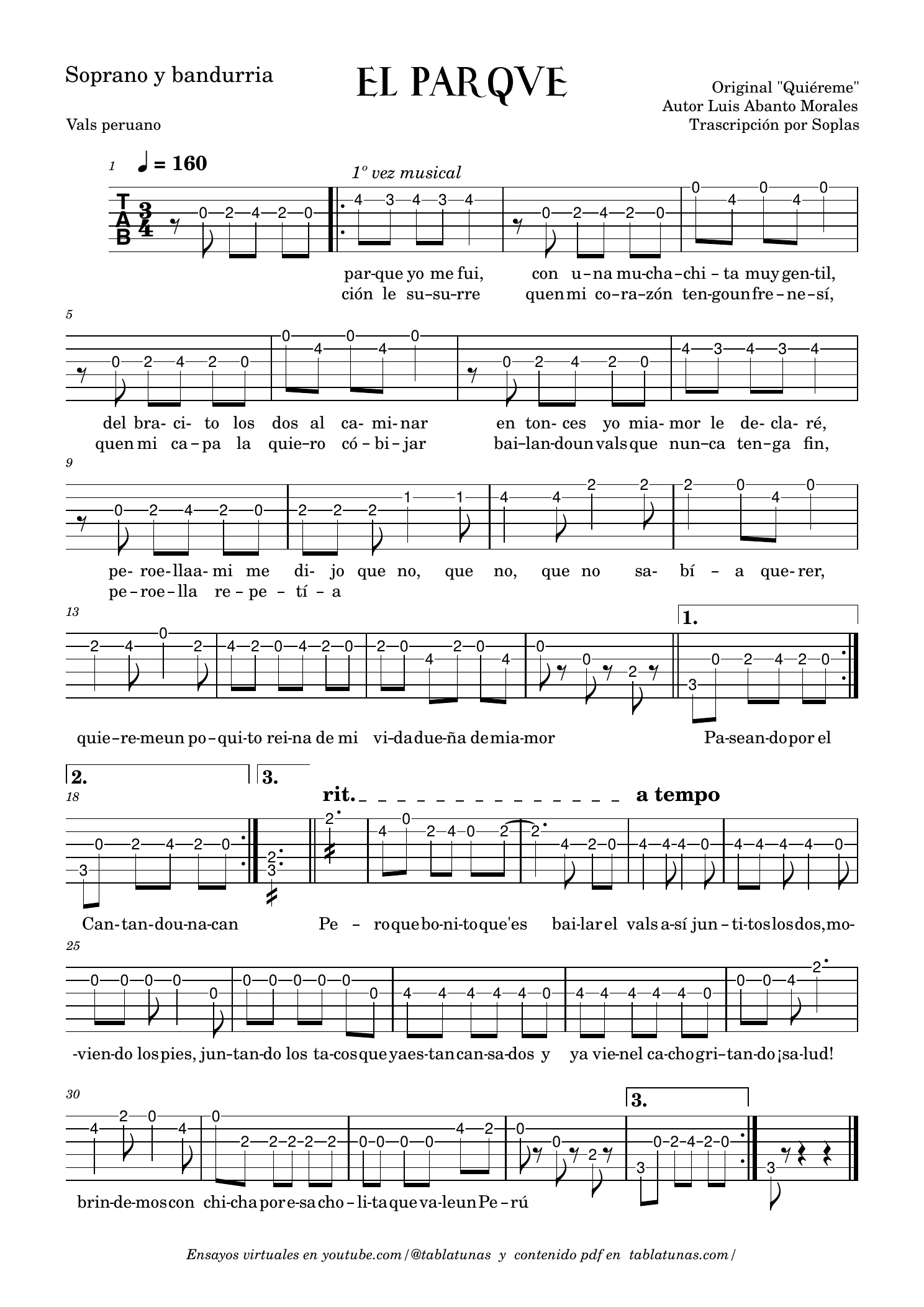 Soprano y bandurria, página 1