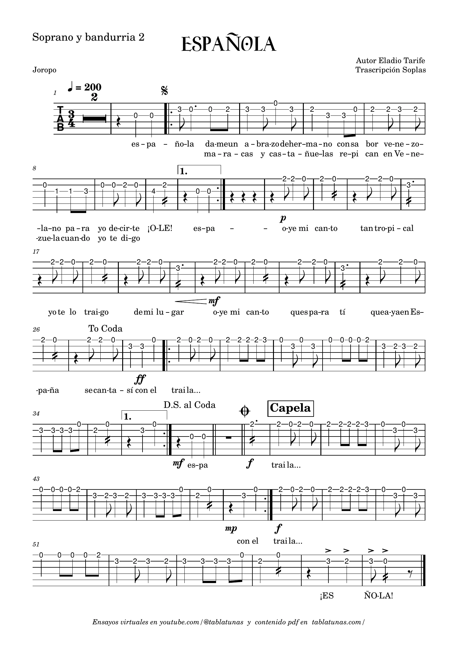 Soprano y Bandurria 2, página 1