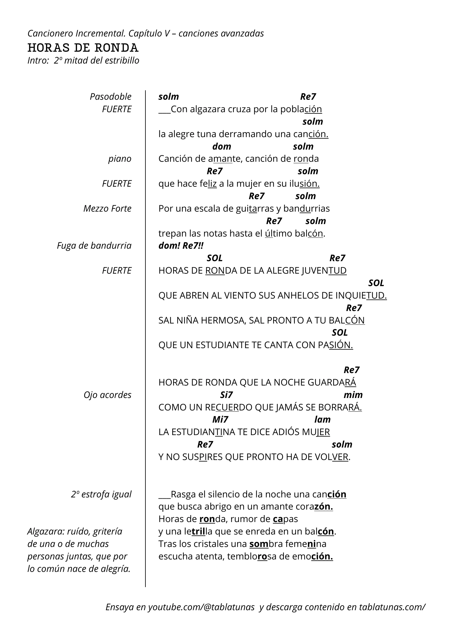 Guitarra, página 1