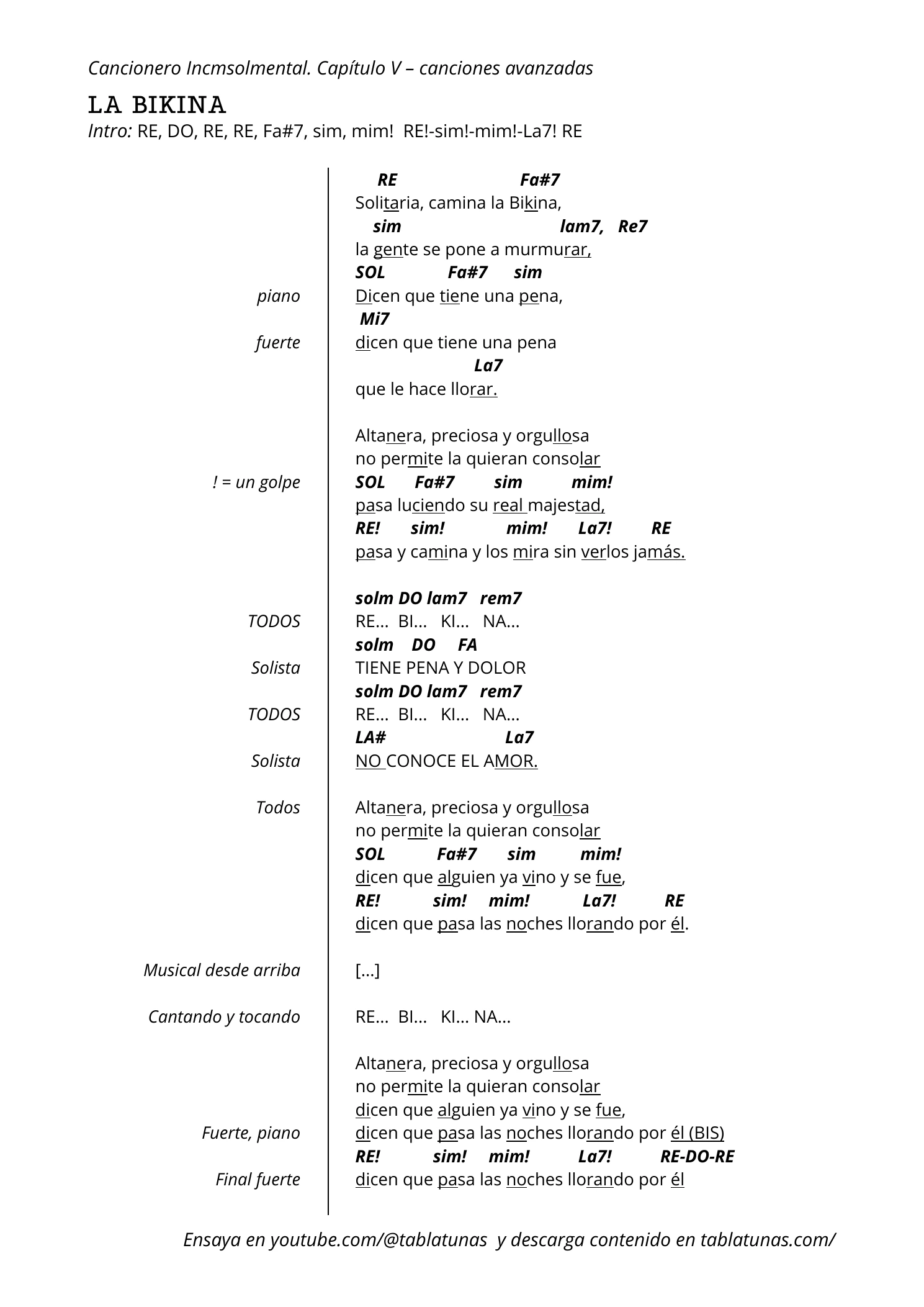Guitarra, página 1