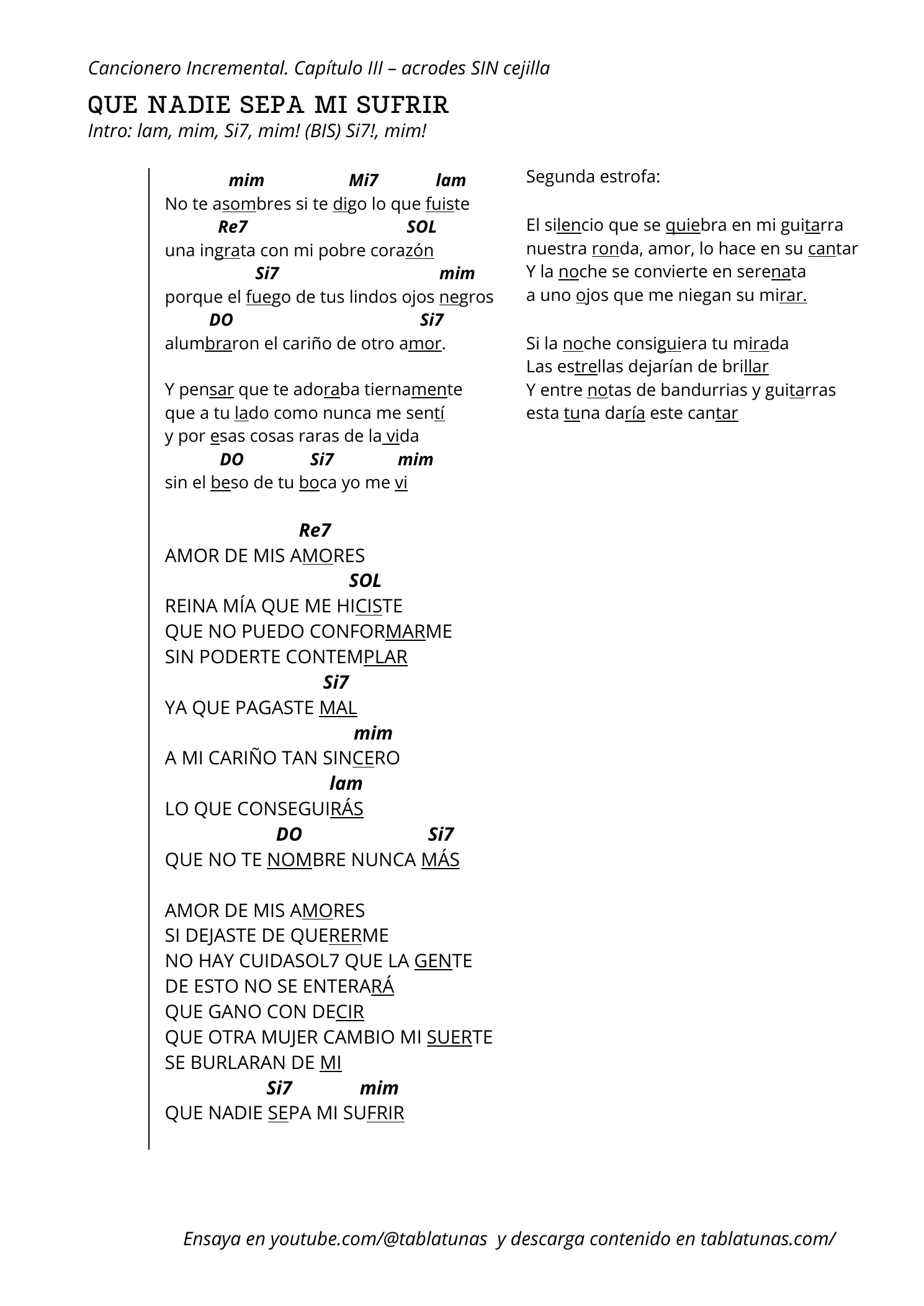 Guitarra, página 1