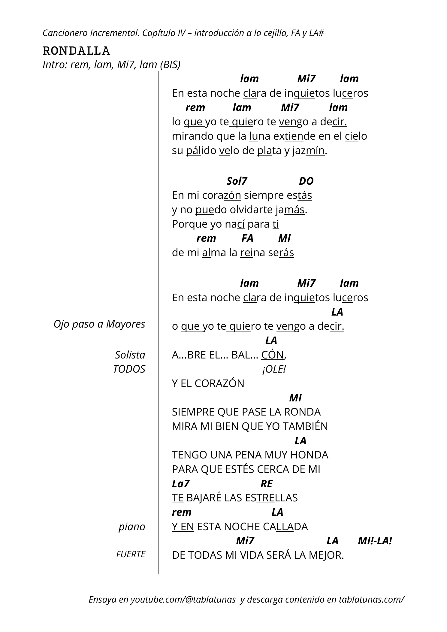 Guitarra, página 1