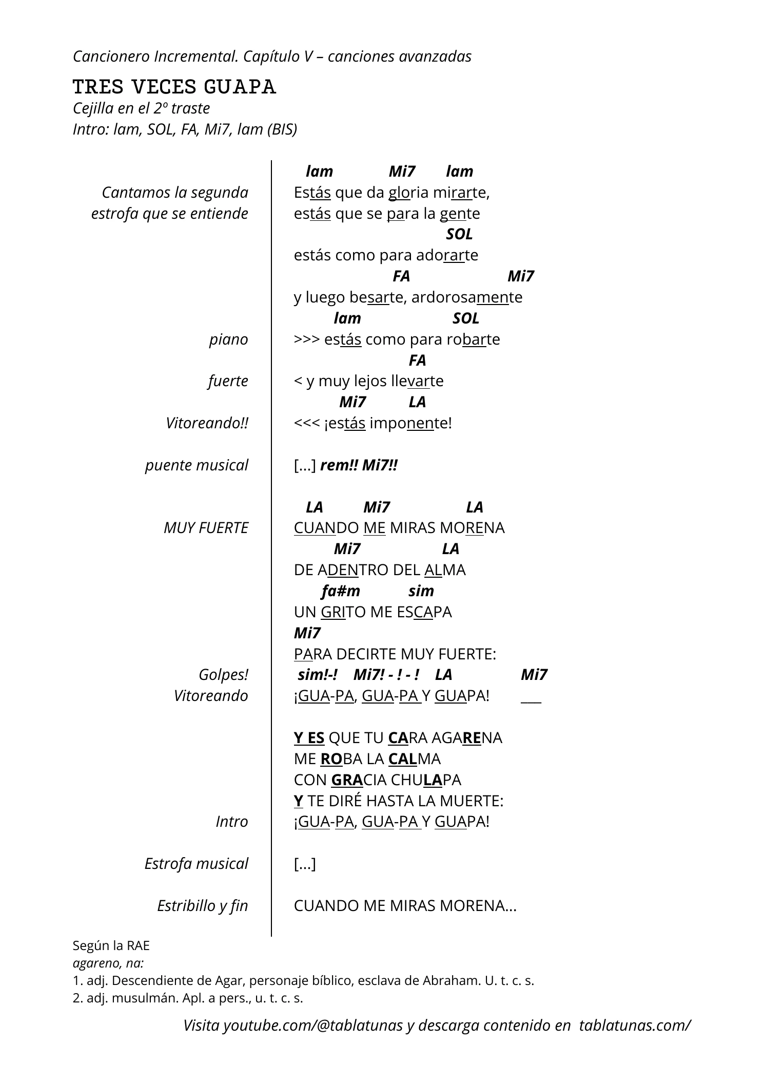 Guitarra, página 1