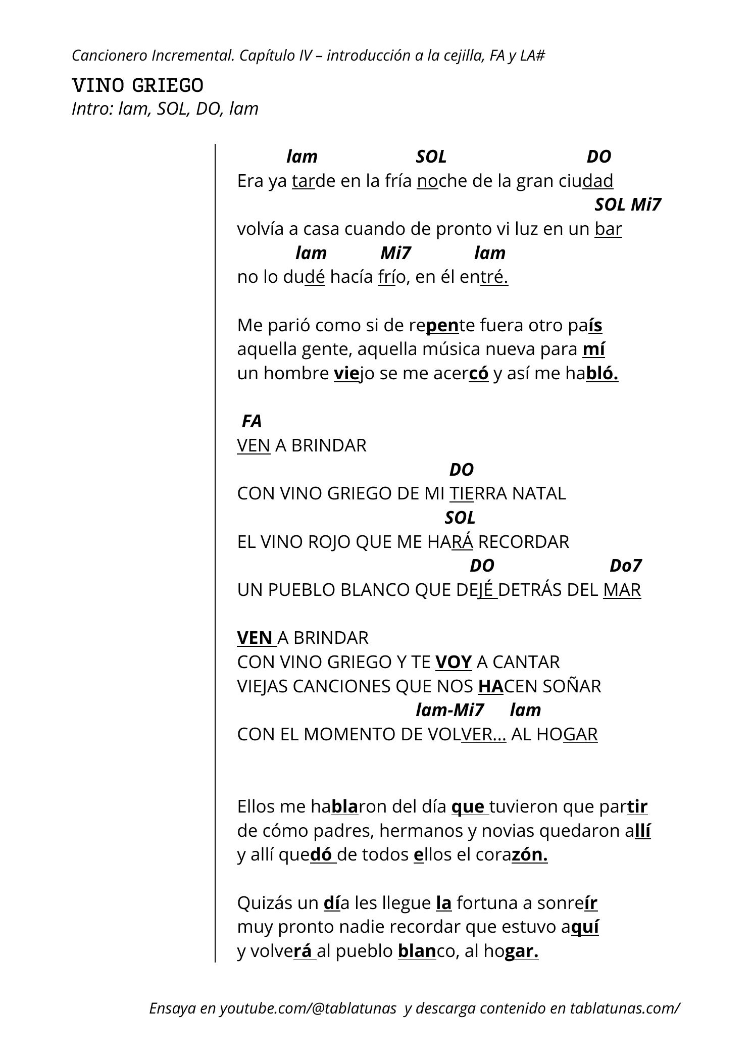 Guitarra, página 1